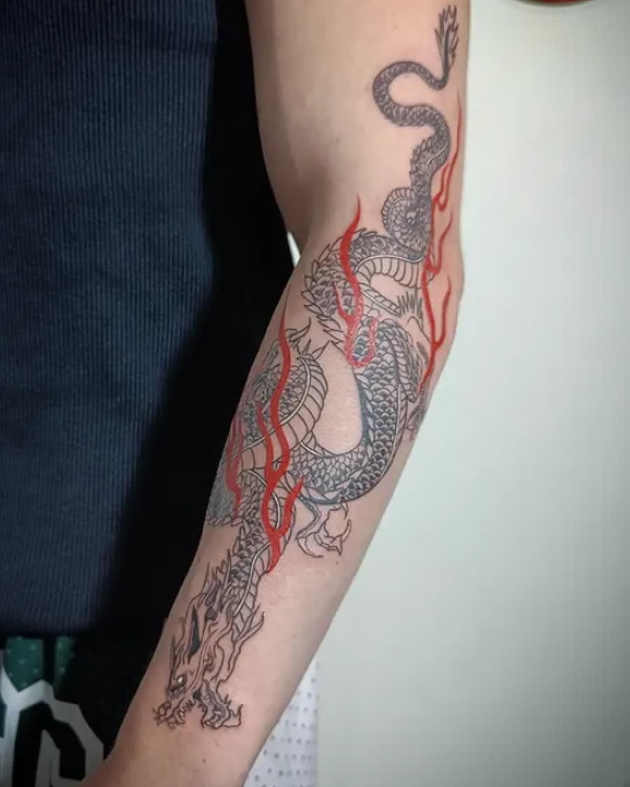 Dragón japonés · color